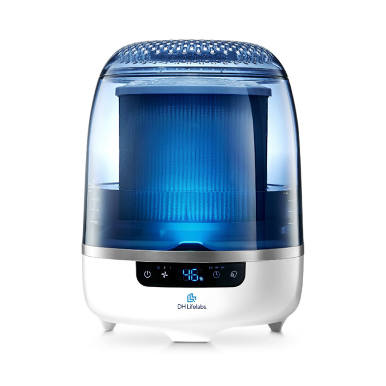 Quiet ultrasonic store console humidifier